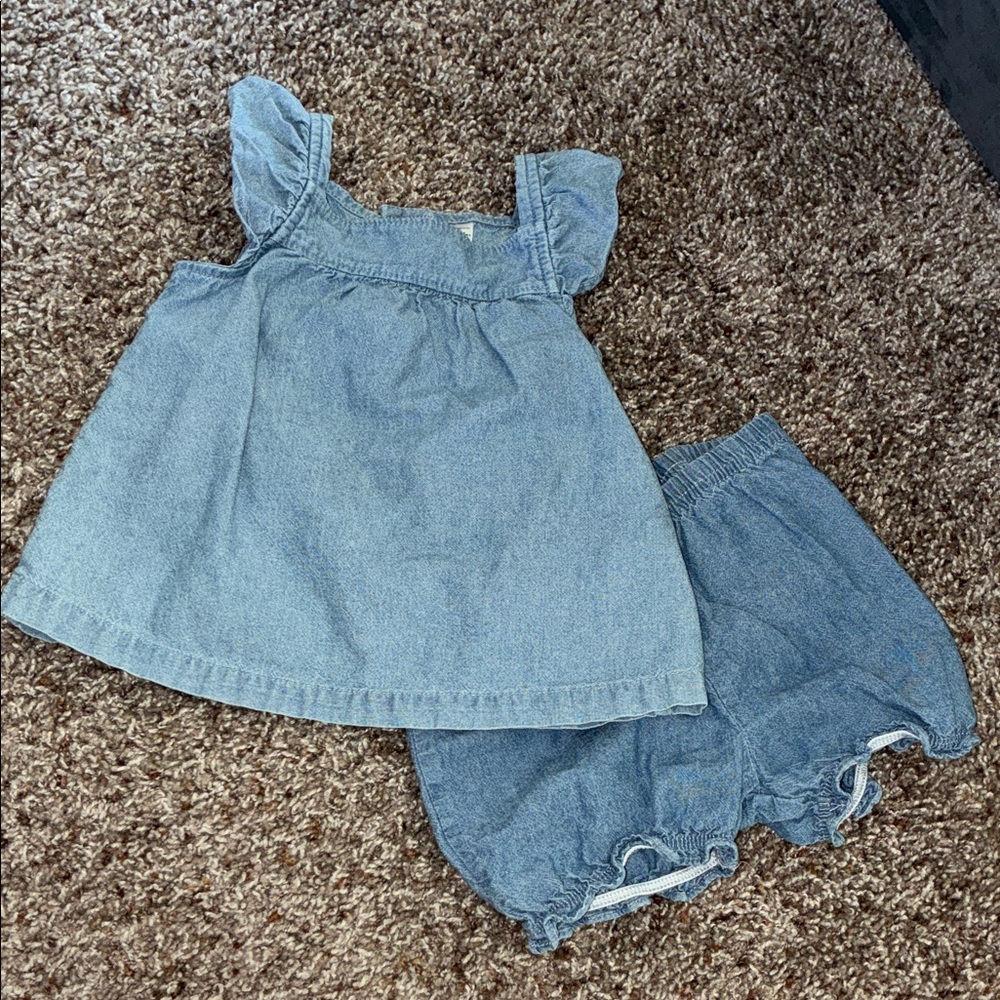 Carter's Denim Blue 2pc set